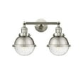 thumbnail image 5 of Innovations Lighting  Hampden 2 Light 18" Bath Vanity Light Matte White/Brushed Satin Nickel, 5 of 5