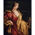 thumbnail image 3 of Giovanni Antonio Pellegrini 12x14 Black Modern Framed Museum Art Print Titled - Nobility Holding a Statue of Athena, 3 of 5