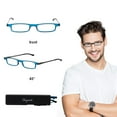 SKYOAK Ultra thin Lightweight Folding Reading Glasses Women Men TR90
