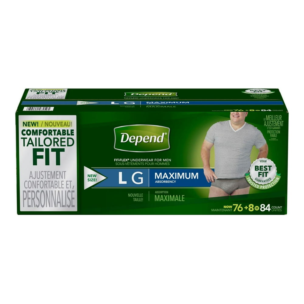 Product of Depend FitFlex Large Maximum Absorbency Underwear for Men