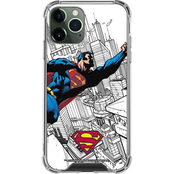 Skinit DC Comics Flying Superman iPhone 12 Pro Clear Case