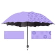 thumbnail image 3 of Sun Protection Umbrella UPF 50+ UV Block 99% Windproof Folding Sunshade for Outdoor Beach Travel Golf Walking Rain or Shine Cool Comfort Aluminum Shaft Fiberglass Ribs, 3 of 5
