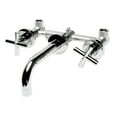 thumbnail image 7 of ALFI brand AB1035-PC Polished Chrome 8" Widespread Wall-Mounted Cross Handle Faucet, 7 of 7