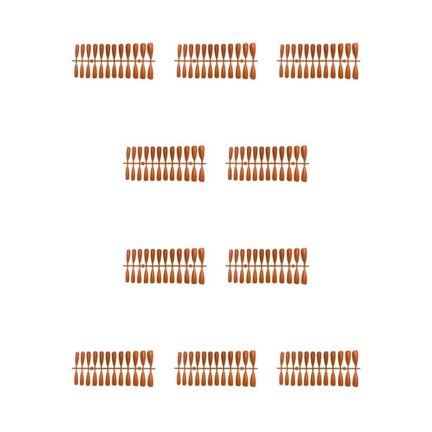 sweethay Tabletas de mejora de uñas Consejos de manicura de uñas falsas a prueba de agua JM-16Orange JM-16Naranja 10Conjunto