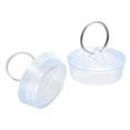 thumbnail image 1 of Tapón de fregadero de caucho Uxcell, tapón de drenaje azul claro que se adapta a 38-40mm con anillo colgante para bañera, cocina y baño 2 piezas, 1 of 5