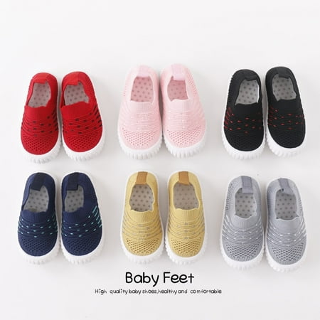 

baby shoes for summer Boys and girls hollow flying woven shoes