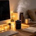 thumbnail image 4 of FastXmas Portable Mini Humidifier USB Desktop Cool Mist Humidifier With Changing Night Light Large Mist Volume Quiet & Small Humidifier For Car Home Office Bedroom, 4 of 8