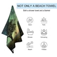 thumbnail image 2 of Landscape Butterfly Beach Towel, Microfiber Beach TowelsAbsorbent, Compact, Beach Blanket, Lightweight Towel for The Swimming, 2 of 7