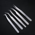 thumbnail image 6 of Ludlz Tweezers, Precision Tweezer Set, Craft Tweezers, Soldering Tweezers, Jewelry Tweezers, Ingrown Tweezers, Eyelash Extension Tweezers, Eyebrow Tweezers for Beginners, 6 of 7