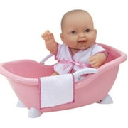 JC Toys Lots to Love 10" Doll & Bathtub