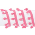 thumbnail image 3 of Uxcell 20 Yards Pom Pom Ball Fringe Trim Ribbon Sewing Trim DIY Crafts, 8mm Pink, 3 of 6