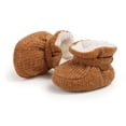 thumbnail image 6 of Wdgfv Baby Girls Boys Booties Warm Boot Cozy Socks Anti- Soft Sole Adjustable Shoes Toddler First Walking Crib Shoes 5, 6 of 9