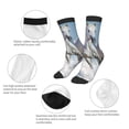 thumbnail image 3 of Honeii Horses Running Through The Water Print Children's Colorful Socks,Unisex Kids and Toddlers' Cushioned Sock,Kids Athletic Crew Socks,for Everyday Wear and Sports, 3 of 5