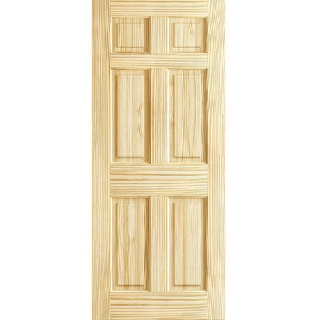 Kimberly Bay Colonial 6 Panel Solid Pine Wood Slab Interior Door
