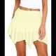 thumbnail image 1 of Falda Corta Plisada con Volantes Y2K de Encaje de Tiro Bajo para Mujer, Falda Asimétrica Holgada, Falda de Media Falda de Hada. Amarillo M, 1 of 7