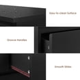 thumbnail image 4 of Homfa 7 Drawer Dresser for Bedroom, Modern Tall dresser Chest of Drawers for Living Room, Black, 4 of 7