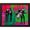 thumbnail image 2 of Stephen Chambers 24x19 Black Modern Wood Framed Wall Art Titled - Ed Sullivan Beatles 1, 2 of 6