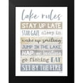thumbnail image 2 of Rae, Marla 15x18 Black Modern Framed Museum Art Print Titled - Lake Rules, 2 of 5