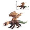 thumbnail image 2 of Fiery Dragons Toy Figure, Realistic Dinosaur Model for Kids Birthday Gift, 22x12.5cm PVC Collectible Decor, 2 of 5
