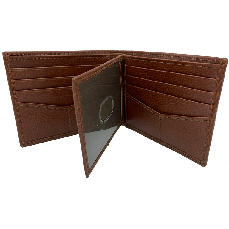 George Milled Bifold with Wing Wallet - Sepia - 1 Each