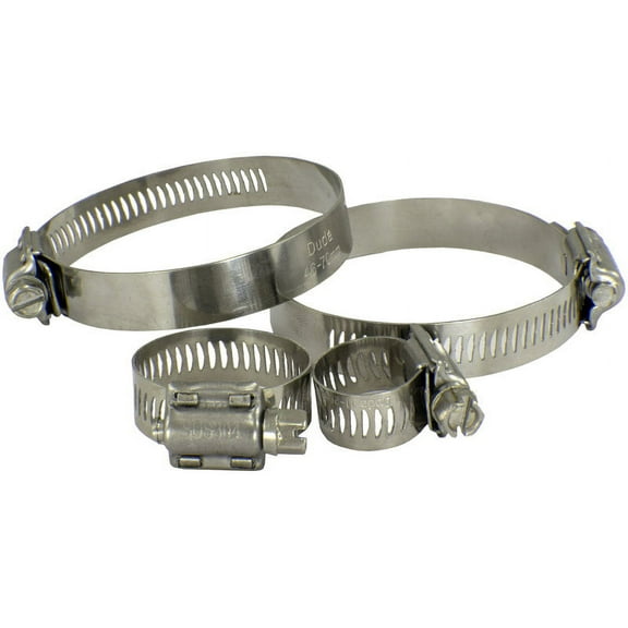 304 Stainless Steel Hose Clamp SAE 06, Band Width: 1/2" | 12.7mm, Range: 7/16" - 25/32" | 11-20mm, SS304 SUS304