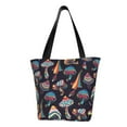 thumbnail image 2 of Kdxio Mushroom Doodle Women Reusable Grocery Bags Foldable Ripstop,Reusable Shopping Bags for Shopping,Gym,Gift, 2 of 7