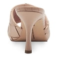 thumbnail image 2 of INC Womens Beige Woven Cushioned Liah Square Toe Stiletto Slip On Dress Sandals Shoes 5.5 M, 2 of 3
