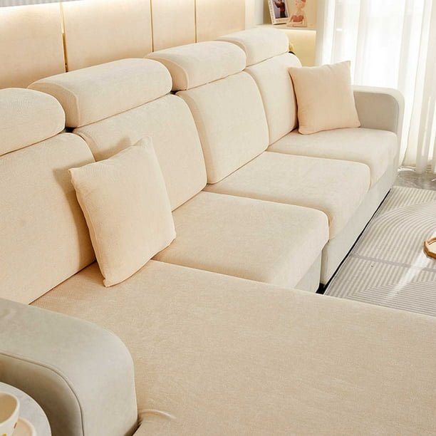 Super Stretch Individual Seat Cushion Covers Sofa Covers Couch Cushion Covers Thick Couch Cushion Covers Durable Sofa Seat Slipcover Furniture