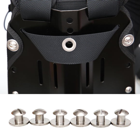 Paquete de 6 tornillos M7x10mm de repuesto DYNWAVEMX tornillos de montaje de acero inoxidable 316
