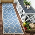 thumbnail image 3 of SAFAVIEH Beach House Sharla Geometric Indoor/Outdoor Area Rug, Blue/Creme, 6'7" x 9'2", 3 of 10