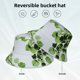 thumbnail image 2 of Balery Watercolor Green Leaves Sombreros para el sol para hombre y mujer, sombrero de pescador con UPF 50+, 2 of 6