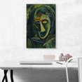 thumbnail image 2 of ARTCANVAS Woman's Head 1908 Canvas Art Print by Pablo Picasso - Size: 26" x 18" (1.50" Deep), 2 of 9