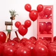 thumbnail image 6 of KAINSY Matte Red Latex Balloons 12inch 77pcs Helium Balloons Party Decoration Birthday, 6 of 6