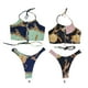 thumbnail image 4 of Mujeres Tankini Sexy cintura alta Split traje de baño fiesta en la piscina viaje traje de baño niñas moda traje de baño señora ropa de playa Ropa interior Type2 Braguita Sujetador Rosa XL Sonducket AP010459-08, 4 of 6