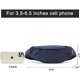 thumbnail image 2 of Riñonera JAMW para mujer impermeable con bolsillo para hombre deporte correr senderismo caminar perro viaje súper ligera azul oscuro, 2 of 5