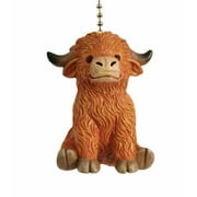 Highland Cow Ceiling Fan Pull or Light Pull Chain
