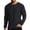 Black, variant on Breezora Men Thermal Shirt Long Sleeve Crew Neck Waffle Knit Base Layer for Cold Weather Layering and Indoor Comfort L Size Black