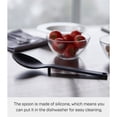 thumbnail image 4 of Yamazaki Home Floating Cooking Spoon, Black, Silicone, Dishwasher Safe, Floating Design, No Assembly, 4 of 7