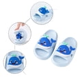 thumbnail image 6 of Sandals for Toddler Girls Indoor Summer Cartoon Whale Print Lightweight Beach Flip Flops Kids Slippers Blue 18-24 Months, 6 of 9