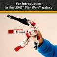 thumbnail image 6 of LEGO Star Wars Clone Shock Trooper Mech Building Toy for Boys & Girls - Poseable Star Wars Figure W/Pretend Play Blaster & Stud Shooter for Kids & Fans, Ages 6+ - Gift Idea for Birthdays - 75448, 6 of 8