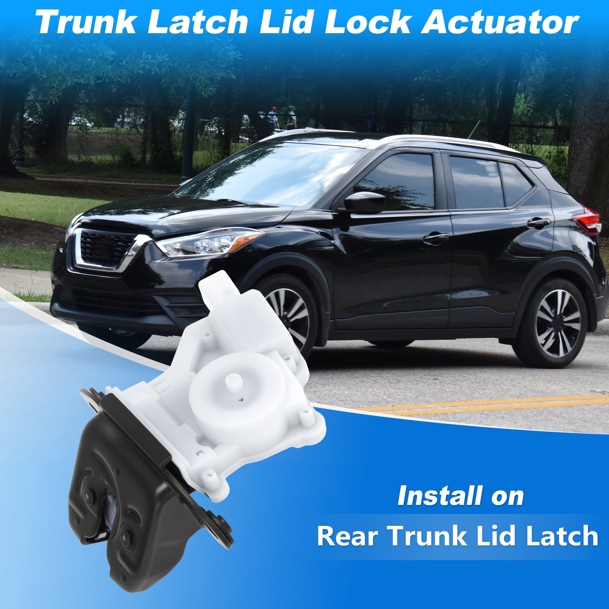 Unique Bargains Tailgate Trunk Latch Lock Actuator for Nissan Kicks Rogue Sport Qashqai