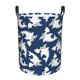 thumbnail image 1 of Fotbe Shark Cesto de Ropa con Asas, Cesto Impermeable de Gran Capacidad, Bolsa de Lavado para Dormitorio, Cesto de Ropa con Ruedas y Asas-Small, 1 of 6