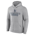 thumbnail image 2 of Men's Gray New York Yankees Evanston Stencil Pullover Hoodie, 2 of 3