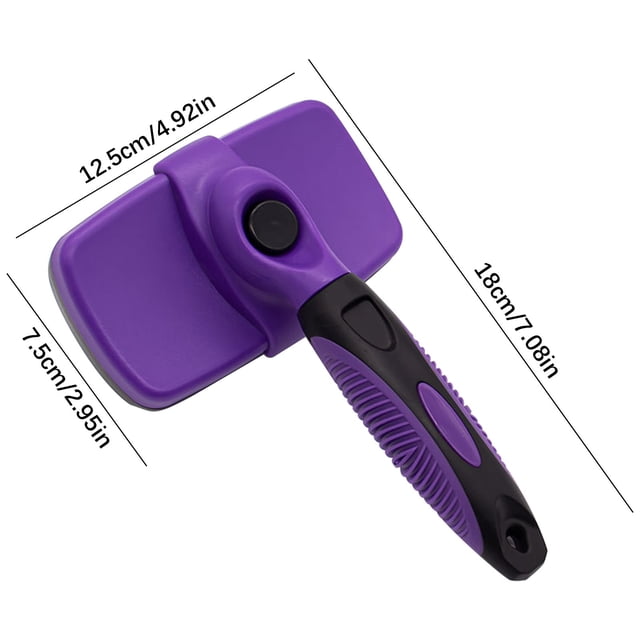 Pet Hair Brush Dog Needle Comb Deshedding Massage Tool for Grooming, Shedding Control, Travel Friendly