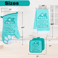 thumbnail image 3 of Kitchen Towel Home Collection, Quilted Pot Holders, Oven Mitts, & Dish Towel Heat Resistant & Non-Slip for Home Kitchen Cooking Baking Decorative Dishcloth Gift Set of 6 Teal with Free RGSB Towel, 3 of 7