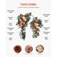 thumbnail image 5 of Set de flores artificiales en forma de arco para bodas, color naranja VEVOR, 5 of 9