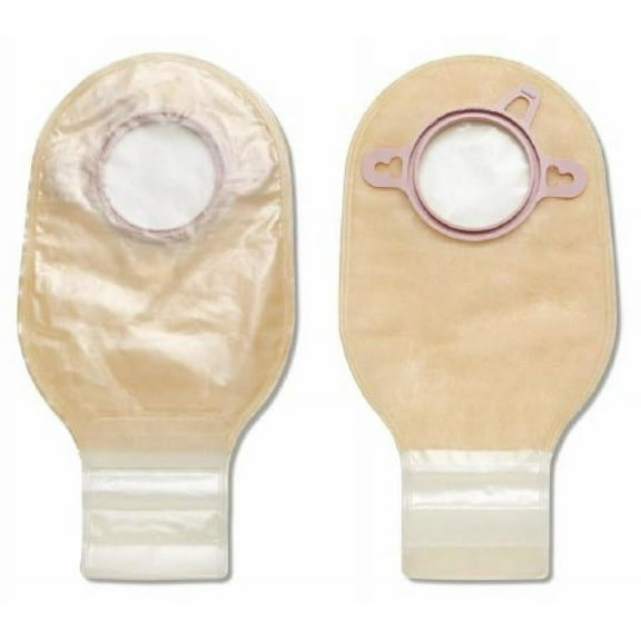Pouchkins Ostomy Pouch, Two-Piece System, 1-3/4 Inch Flange, Ultra-Clear, 6-1/2 Inch Length Drainable, 10 Count