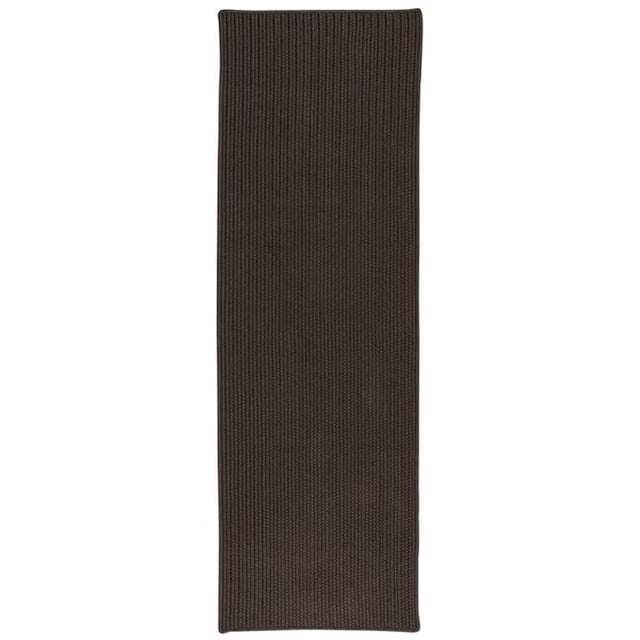 Colonial Mills Rug PU24R030X096S All-Purpose Mudroom Braided Runner Mink - 2 ft. 6 in. x 8 ft.