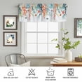 thumbnail image 2 of Rod Pocket Window Valances Ocean Coral Fish Starfish Short Kitchen Curtains Blue Sea Underwater World Window Treatment Drapes for Bedroom Bathroom Living Room 54x18In,1 Panel, 2 of 9