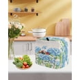 thumbnail image 5 of Blue Floral Stand Mixer Dust Cover with Storage Pocket & Handles, Summer Botanical Hydrangeas Butterfly Fits All Tilt Head & Bowl Lift Kitchen Appliance Cover Organizer Bag Accessories, 6-8 Quart, 5 of 6
